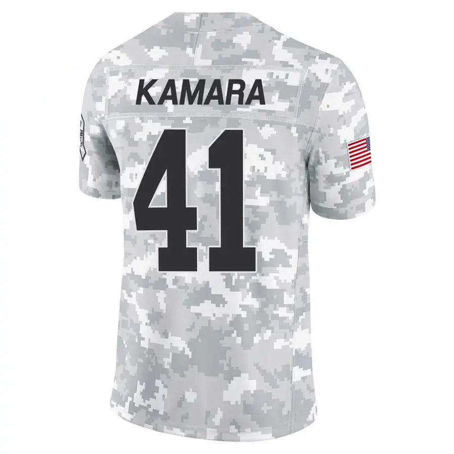 Trusc NO.Saints #41 Alvin Kamara Player Arctic Camo Salute to Service Limited Stitched Jerseys