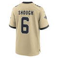 Trusc NO.Saints #6 Tyler Shough Gold Alternate Game Player Stitched Jerseys
