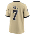Trusc NO.Saints #7 Taysom Hill Player Gold Alternate Game Stitched Jerseys