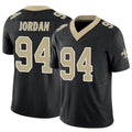 Trusc NO.Saints #94 Cameron Jordan Player Black Vapor F.U.S.E. Limited Stitched Jerseys