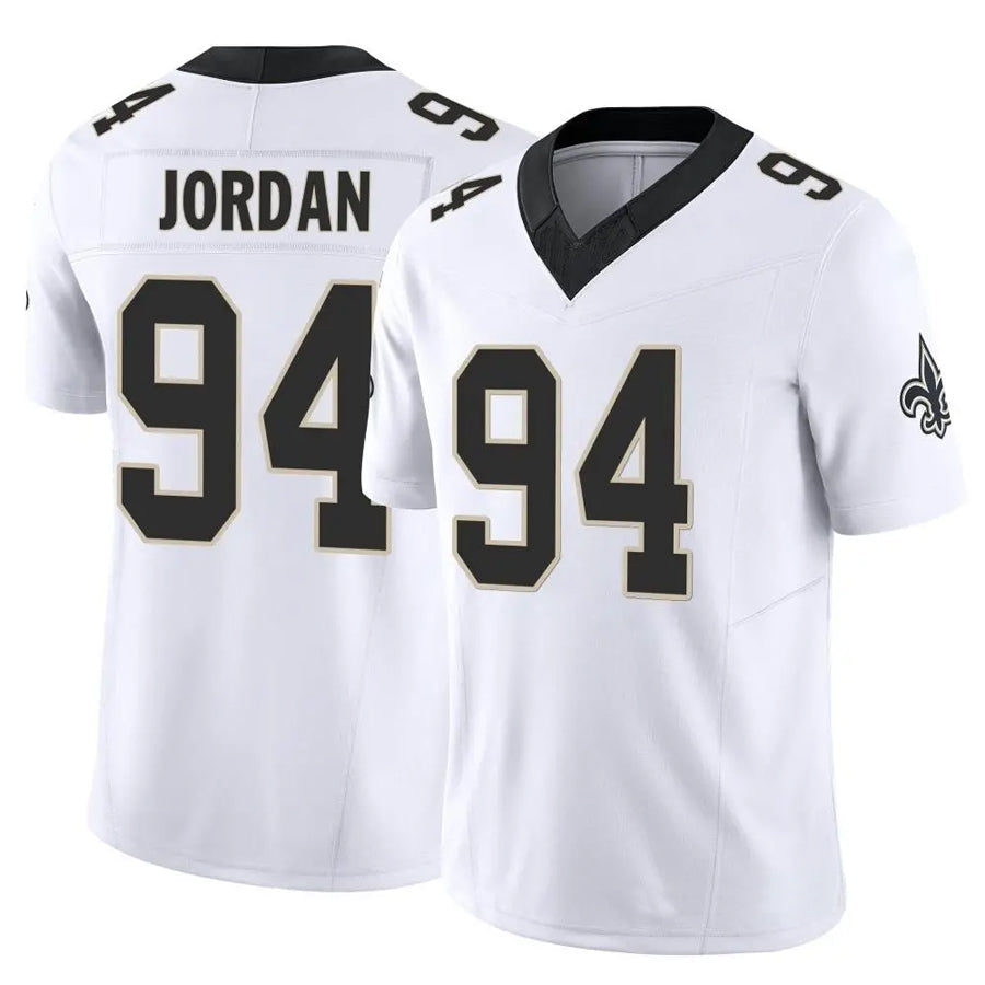 Trusc NO.Saints #94 Cameron Jordan Player White Vapor F.U.S.E. Limited Stitched Jerseys