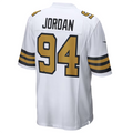 Trusc NO.Saints #94 Cameron Jordan White Alternate Game Stitched American Stitched Jersey