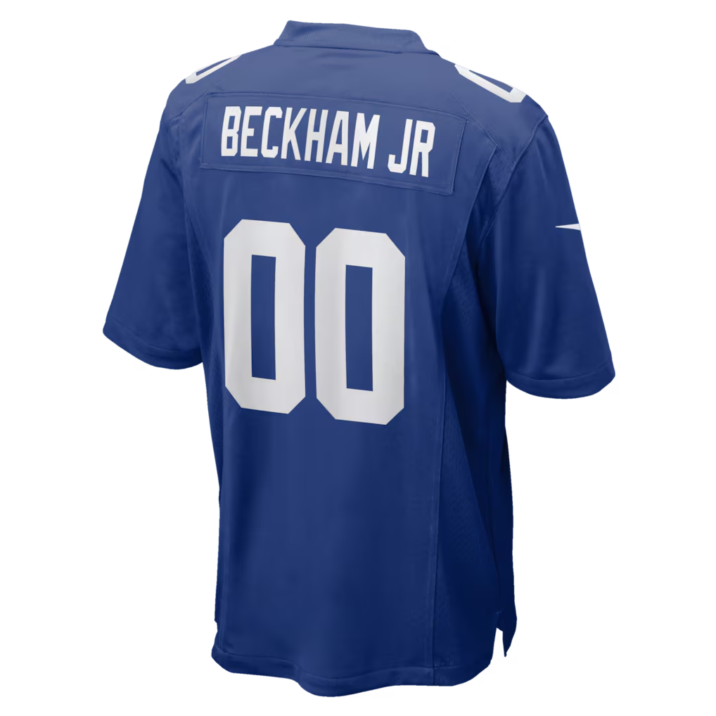 Trusc NY.Giants #00 Odell Beckham Jr. Royal Team Game Stitched Jerseys