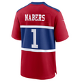 Trusc NY.Giants #1 Malik Nabers Century Red Alternate Stitched Jerseys