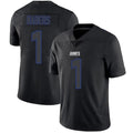 Trusc NY.Giants #1 Malik Nabers Player Limited Black Impact Stitched Jerseys