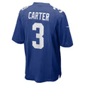 Trusc NY.Giants #3 Abdul Carter Royal Team Game Stitched Jerseys