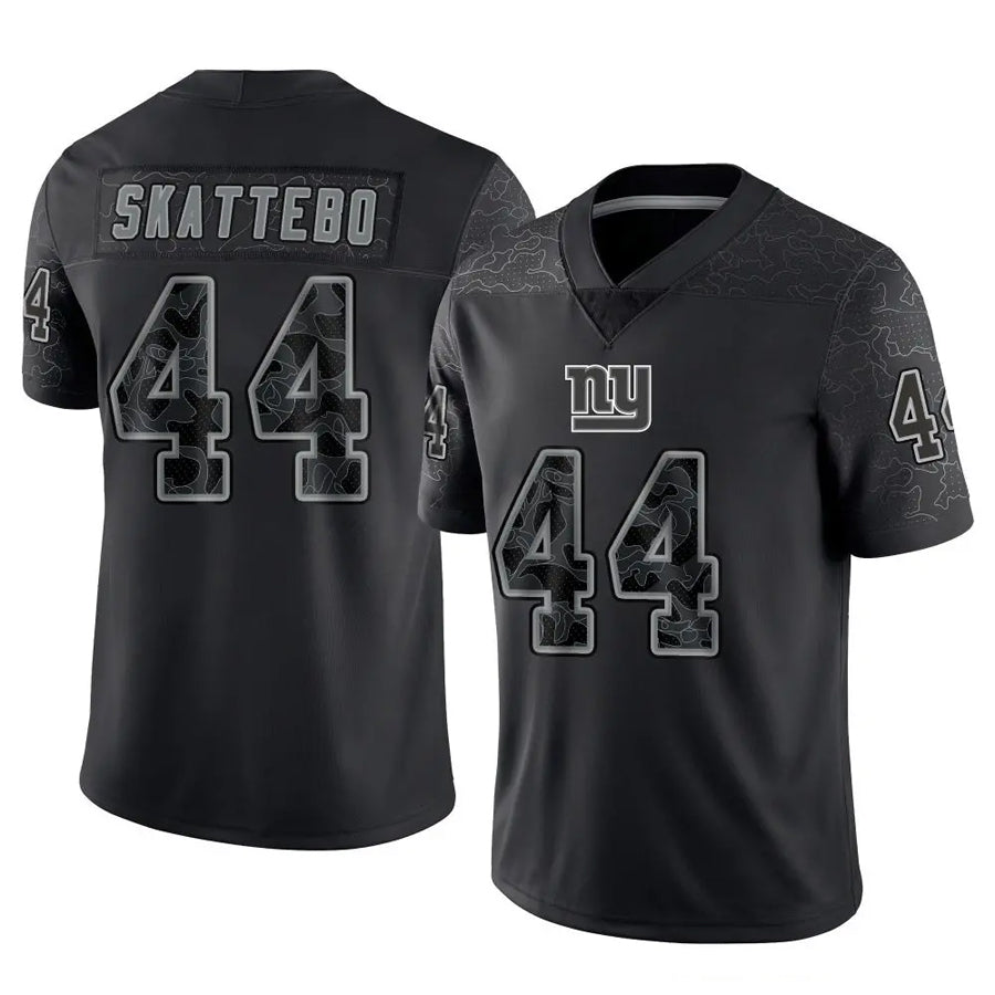 Trusc NY.Giants #44 Cam Skattebo Player Black RFLCTV Limited Stitched Jerseys