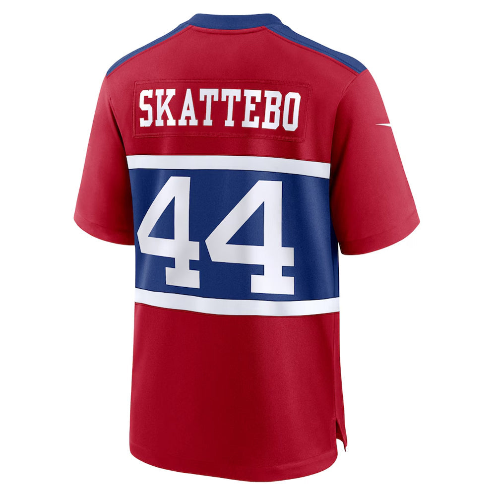 Trusc NY.Giants #44 Cam Skattebo Player Century Red Home Game Stitched Jerseys
