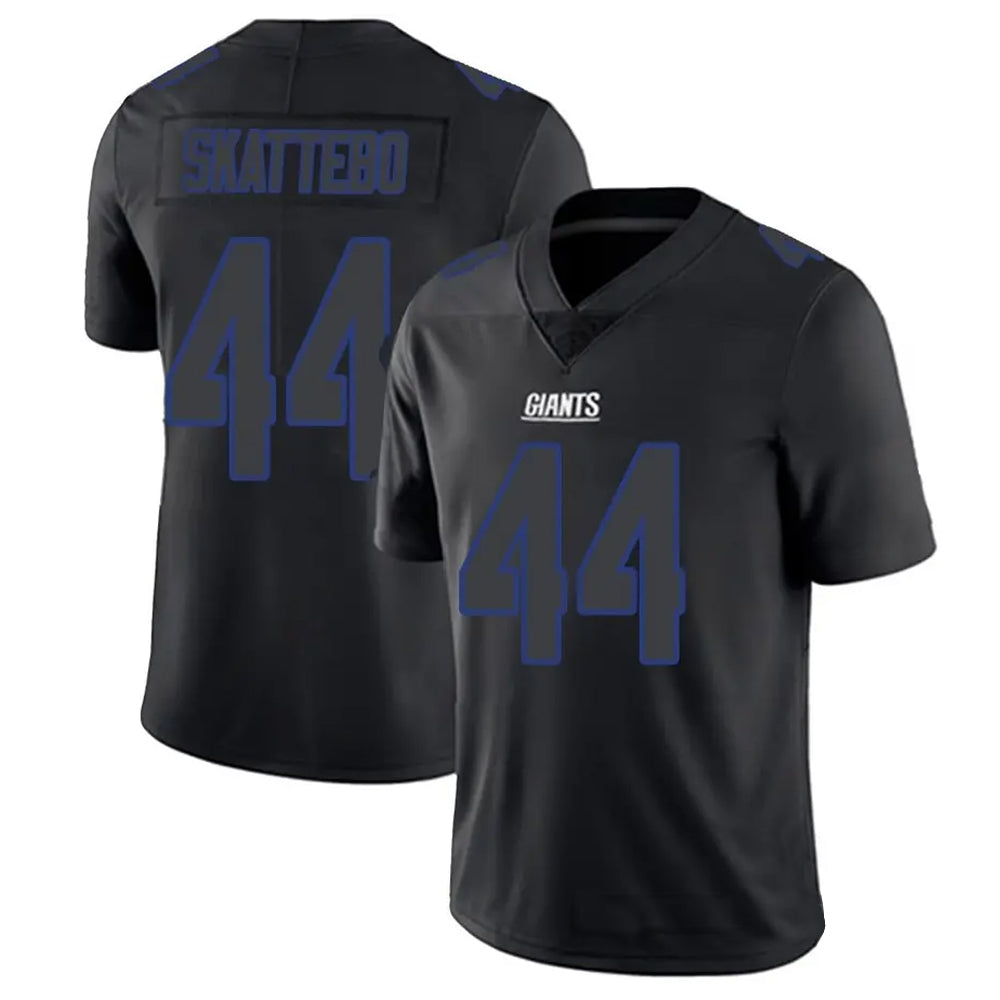 Trusc NY.Giants #44 Cam Skattebo Player Limited Black Impact Stitched Jerseys