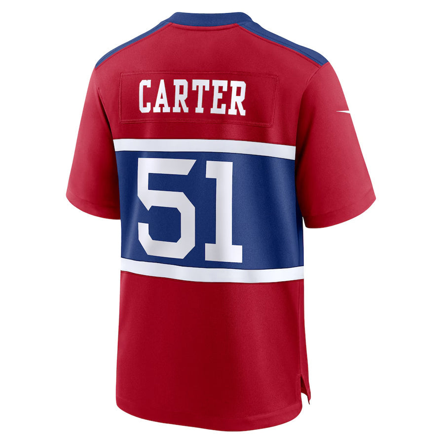 Trusc NY.Giants #51 Abdul Carter Player Red Home Game Stitched Jerseys