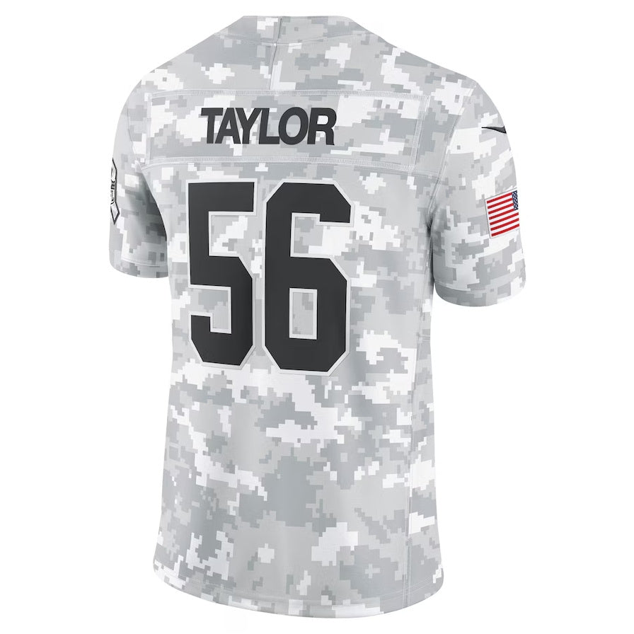 Trusc NY.Giants #56 Lawrence Taylor Arctic Camo 2024 Salute to Service Retired Player Limited Stitched Jerseys