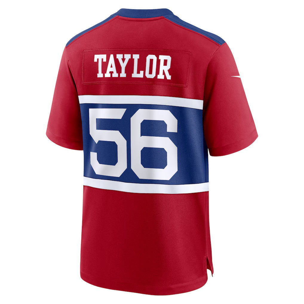 Trusc NY.Giants #56 Lawrence Taylor Century Red Alternate Retired Player Game Stitched Jerseys