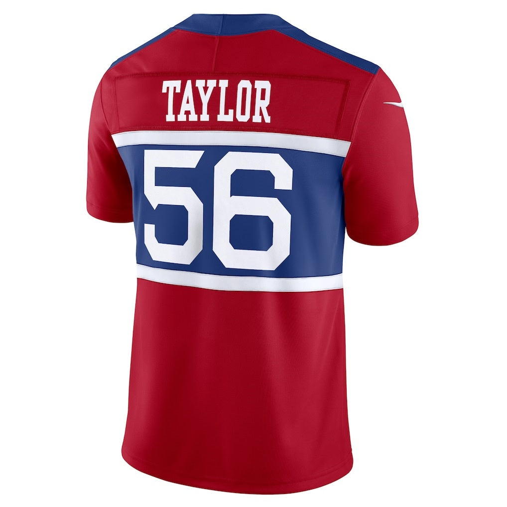 Trusc NY.Giants #56 Lawrence Taylor Century Red Alternate Vapor F.U.S.E. Retired Player Limited Stitched Jerseys