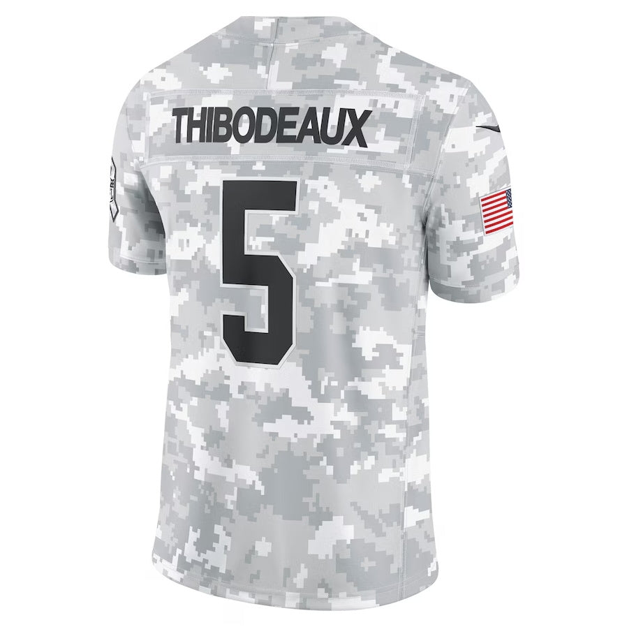 Trusc NY.Giants #5 Kayvon Thibodeaux Arctic Camo 2024 Salute to Service Stitched Jerseys