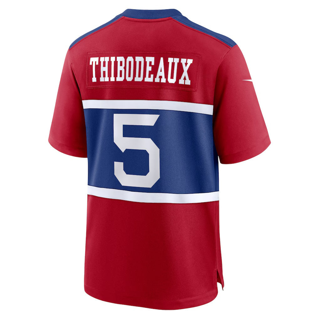 Trusc NY.Giants #5 Kayvon Thibodeaux Century Red Alternate Player Game Stitched Jerseys