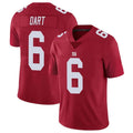 Trusc NY.Giants #6 Jaxson Dart Player Red Alternate Vapor Limited Stitched Jerseys