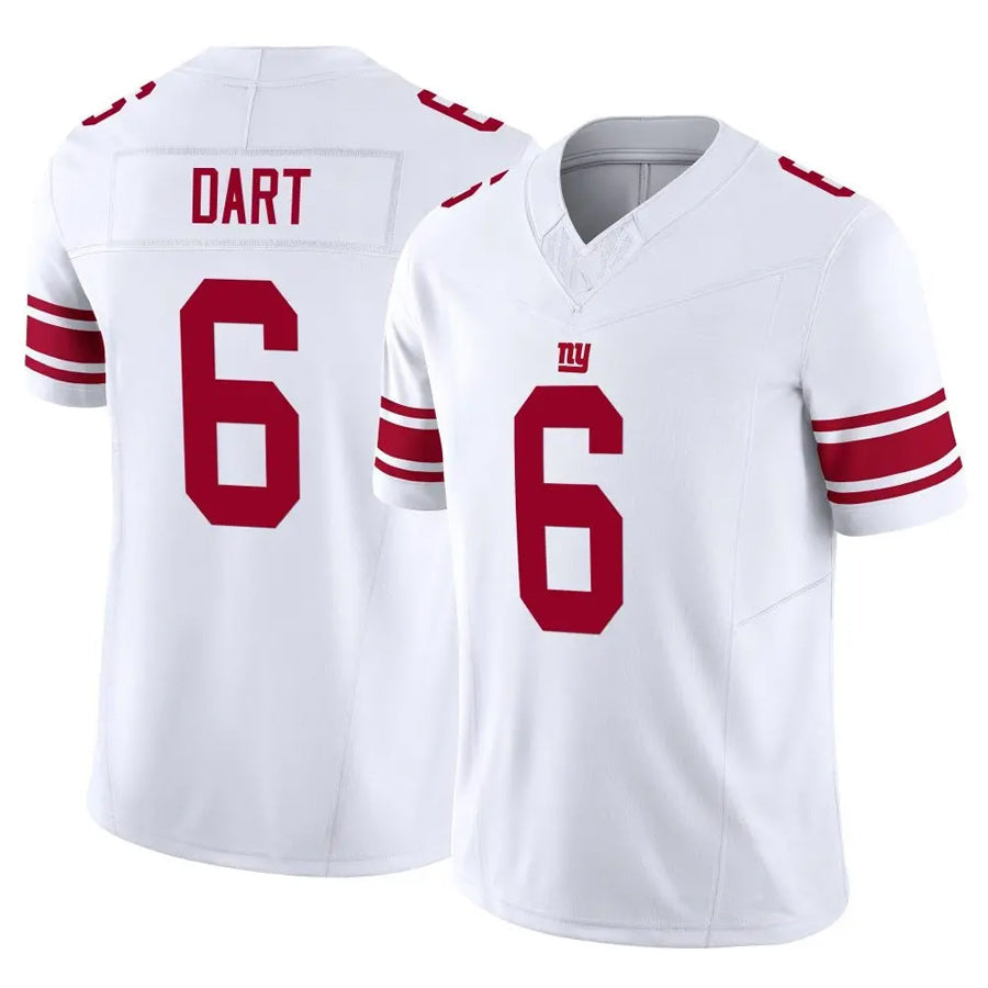 Trusc NY.Giants #6 Jaxson Dart Player White Vapor F.U.S.E. Limited Stitched Jerseys