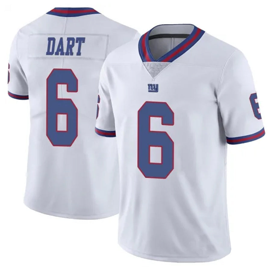 Trusc NY.Giants #6 Jaxson Dart Player White Vapor Limited Stitched Jerseys