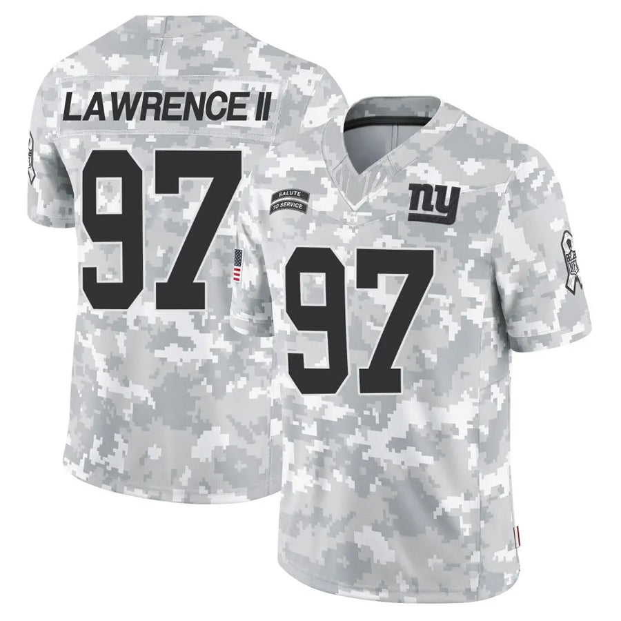 Trusc NY.Giants #97 Dexter Lawrence II Player Arctic Camo Salute to Service Limited Stitched Jerseys