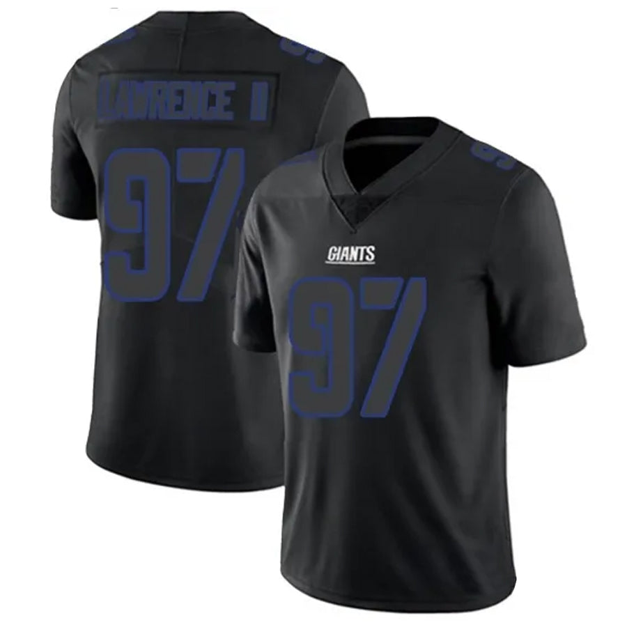 Trusc NY.Giants #97 Dexter Lawrence II Player Limited Black Impact Stitched Jerseys