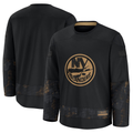 Trusc NY.Islanders Black 2024 Military Appreciation Practice Jerseys