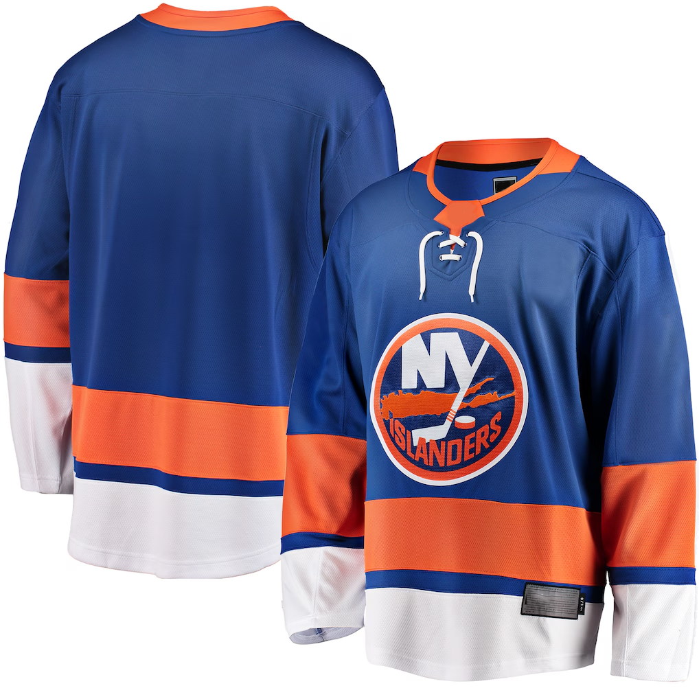 Trusc NY.Islanders Blue Breakaway Home Jerseys