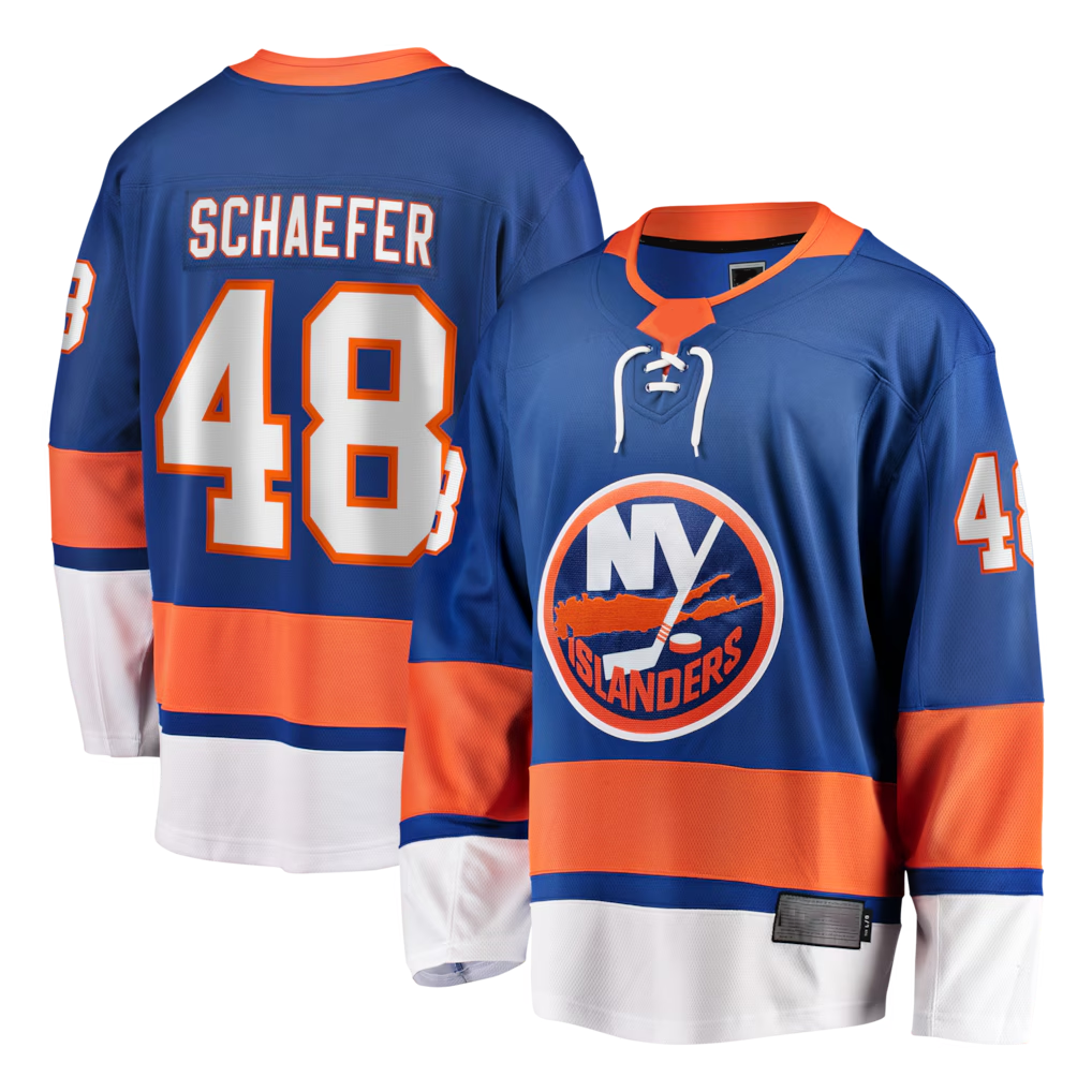 Trusc NY.Islanders #48 Matthew Schaefer Royal Home Breakaway Player Jerseys