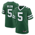 Trusc NY.Jets Home Game Jerseys - Gotham Green - #5 Garrett Wilson Player Stitched Jerseys