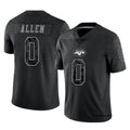 Trusc NY.Jets #0 Braelon Allen Player Black REFLECTIVE Limited Stitched Jerseys