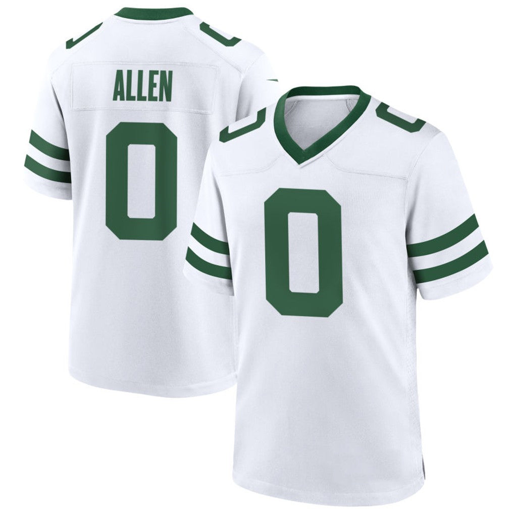 Trusc NY.Jets #0 Braelon Allen Player White Home Game Stitched Jerseys