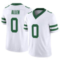 Trusc NY.Jets #0 Braelon Allen Player White Vapor F.U.S.E. Limited Stitched Jerseys