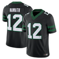 Trusc NY.Jets #12 Joe Namath Legacy Black Vapor F.U.S.E. Limited Jersey Stitched American Stitched Jerseys