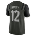 Trusc NY.Jets #12 Joe Namath Player Gotham Green Rivalries Collection Limited Stitched Jerseys