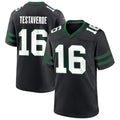 Trusc NY.Jets #16 Vinny Testaverde Player Black Home Game Stitched Jerseys