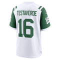 Trusc NY.Jets #16 Vinny Testaverde White Retired Player Alternate Game Stitched Jerseys