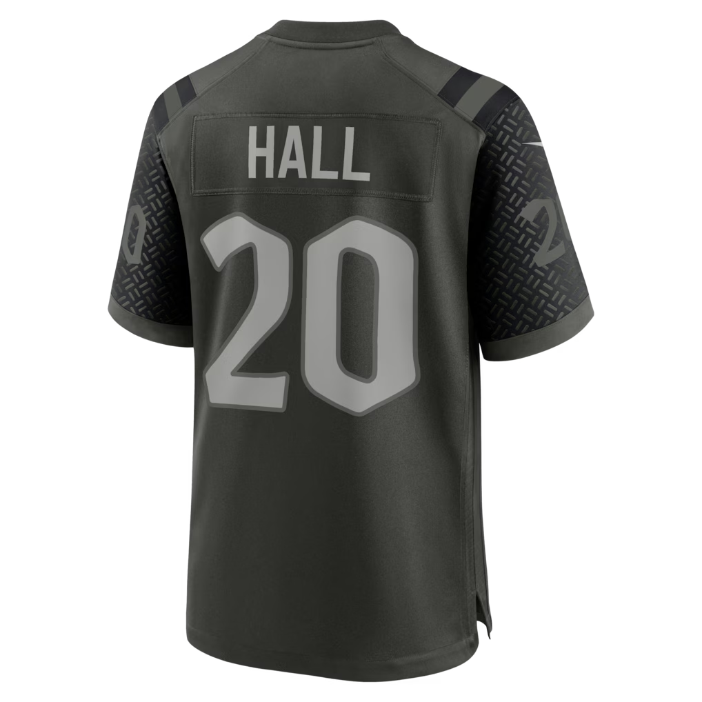 Trusc NY.Jets #20 Breece Hall Gotham Green 2025 Rivalries Collection Game Stitched Jerseys