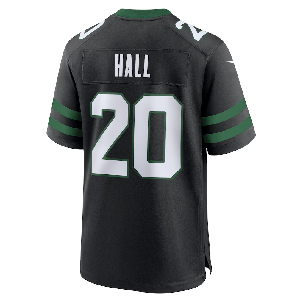 Trusc NY.Jets #20 Breece Hall Legacy Black Alternate Game Stitched Jerseys