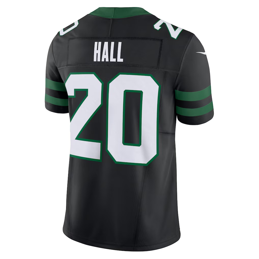 Trusc NY.Jets #20 Breece Hall Legacy Black Alternate Vapor F.U.S.E. Limited Stitched Jerseys