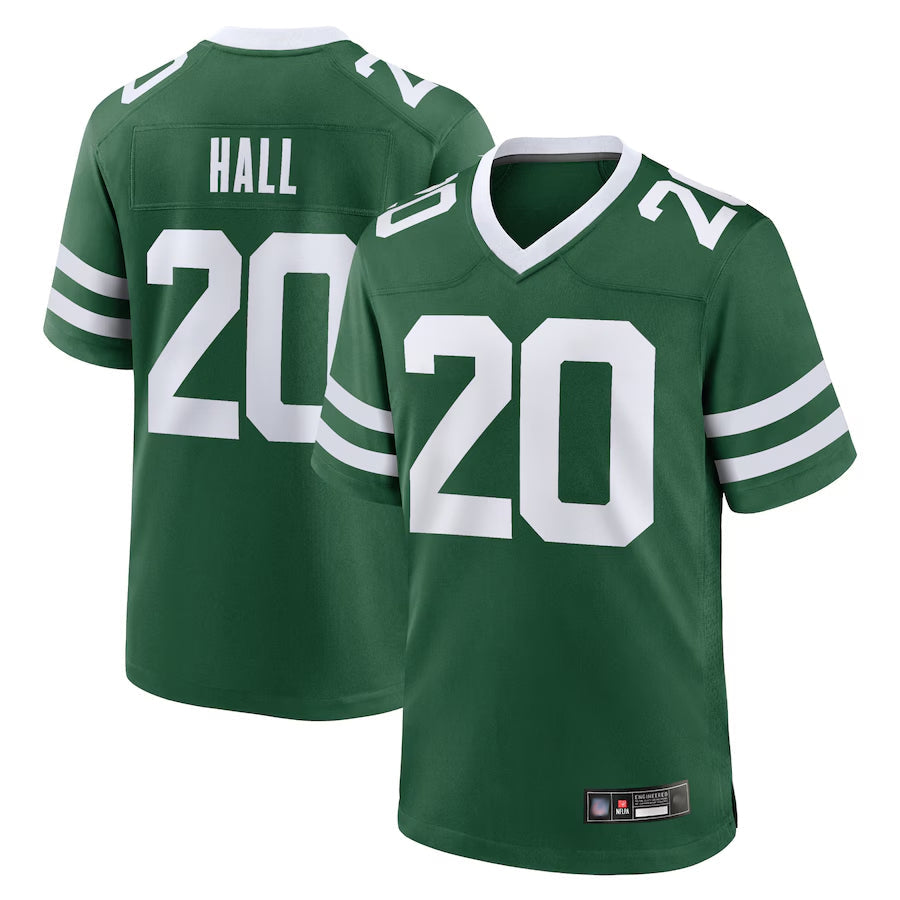 Trusc NY.Jets #20 Breece Hall Player Home Game Jerseys - Gotham Green Stitched Jerseys