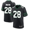 Trusc NY.Jets #28 Curtis Martin Player Black Home Game Stitched Jerseys