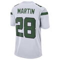 Trusc NY.Jets #28 Curtis Martin Player White Game Stitched Jerseys