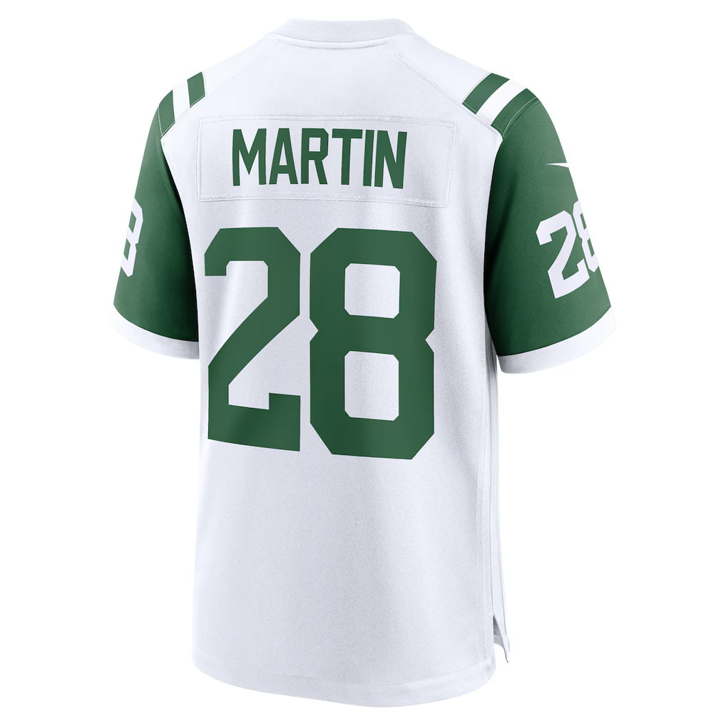Trusc NY.Jets #28 Curtis Martin White Retired Player Alternate Game Stitched Jerseys