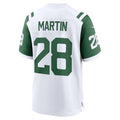 Trusc NY.Jets #28 Curtis Martin White Retired Player Alternate Game Stitched Jerseys