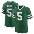 Trusc NY.Jets #5 Garrett Wilson Legacy Green Game Jersey Stitched American Stitched Jersey