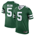Trusc NY.Jets #5 Garrett Wilson Legacy Green Legend Jersey Stitched American Stitched Jersey