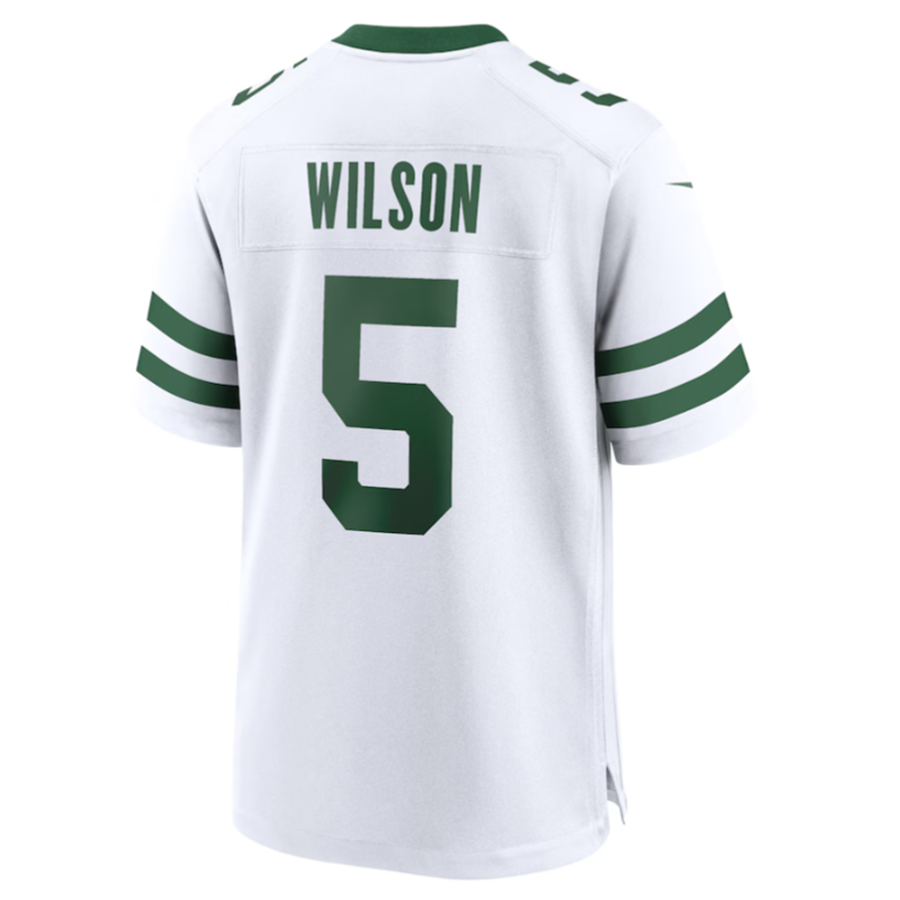Trusc NY.Jets #5 Garrett Wilson Legacy White Game Jersey Stitched American Stitched Jerseys