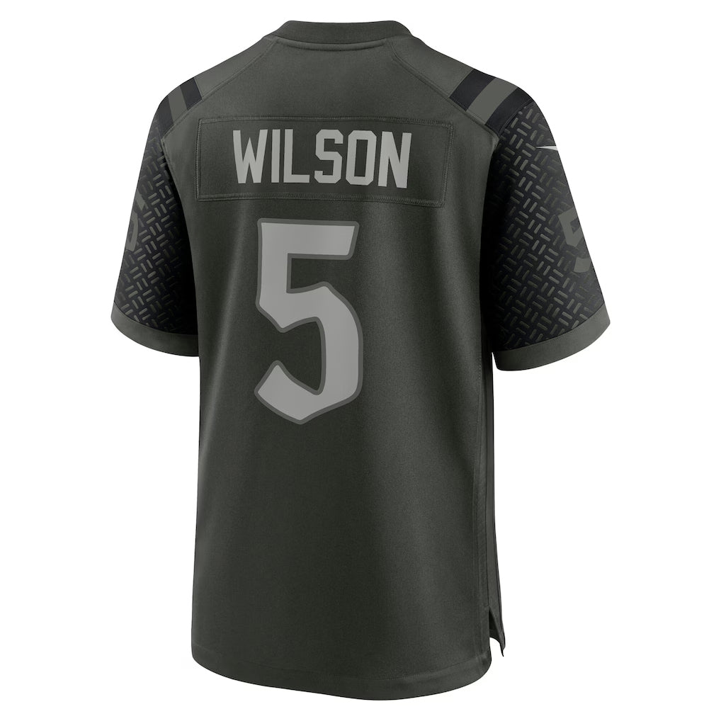Trusc NY.Jets #5 Garrett Wilson Player Gotham Green Rivalries Collection Game Stitched Jerseys