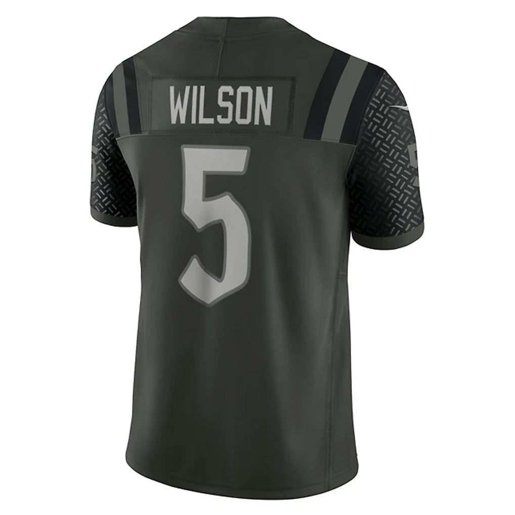 Trusc NY.Jets #5 Garrett Wilson Player Gotham Green Vapor F.U.S.E. Limited Stitched Jerseys
