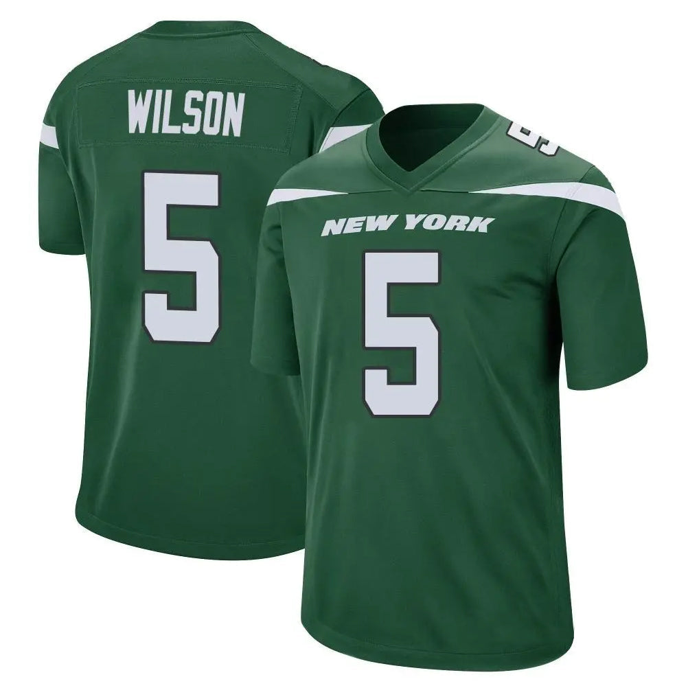 Trusc NY.Jets #5 Garrett Wilson Player Green Game Stitched Jerseys