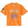 Trusc NY.Knicks OVO x  Orange Mesh Football Fashion Jerseys